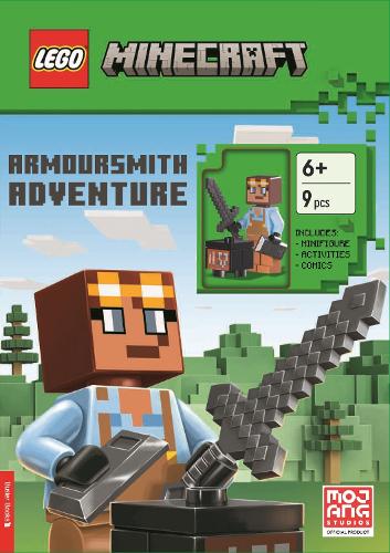 [9781837250776] LEGO® Minecraft®: Armoursmith Adventure Activity Book (with Armoursmith minifigu
