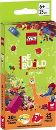 [9781837250622] LEGO® Books: ReBuild Activity Cards: Animals (with over 30 activity cards and 25