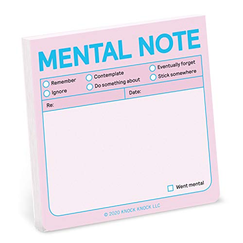 [9781683492849] Knock Knock Mental Note Sticky Note