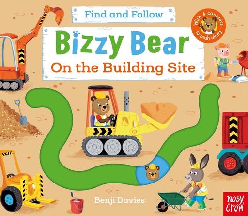 [9781839947643] Bizzy Bear: Find and Follow On the Building Site
