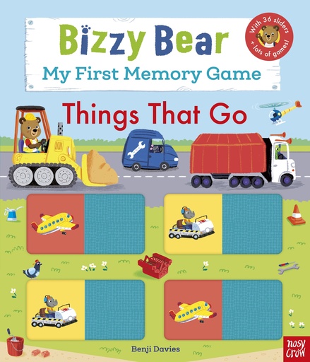 [9781839944987] Bizzy Bear: My First Memory Game Book: Things That Go