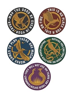 [9798217147892] The Hunger Games: Mockingjay Icon Stickers – Sticker Set of 5