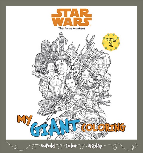 [9786144388921] The Force Awakens My Giant Coloring Poster XL