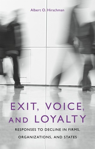 [9780674276604] Exit, Voice, and Loyalty