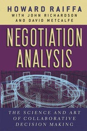 [9780674024144] Negotiation Analysis
