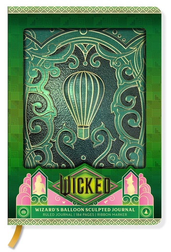 [9798886639025] Wicked: Wizard’s Balloon Sculpted Journal