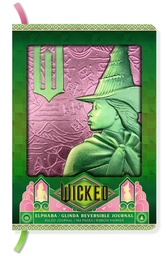 [9798886639032] Wicked: Elphaba / Glinda Reversible Sculpted Journal