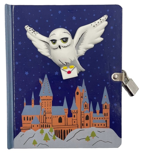 [9798886638738] Harry Potter: Hedwig Squishy Lock & Key Diary