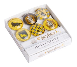 [9781647222734] Harry Potter: Hufflepuff Glass Magnet Set (Set of 6)