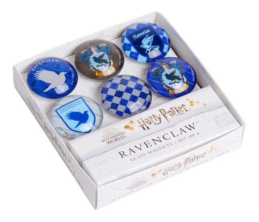 [9781647222741] Harry Potter: Ravenclaw Glass Magnet Set (Set of 6)