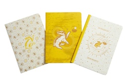 [9781647220808] Harry Potter: Hufflepuff Constellation Sewn Notebook Collection (Set of 3)