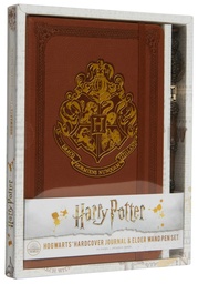 [9781683837657] HARRY POTTER: HOGWARTS HARDCOVER JOURNAL AND ELDER WAND PEN SET