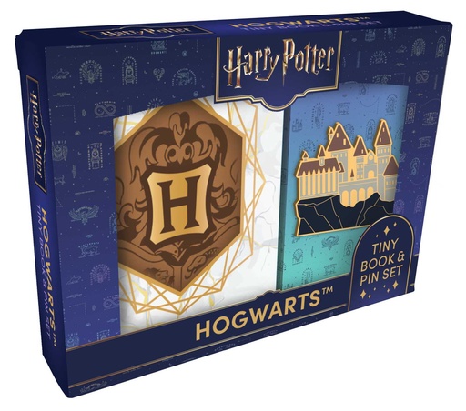 [9798886637083] Harry Potter: Hogwarts Tiny Book and Pin Set