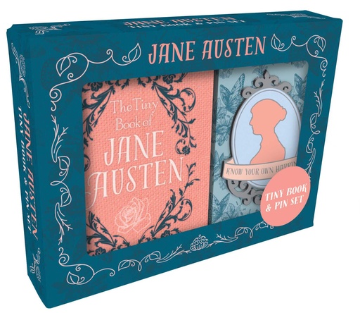 [9798886639254] Jane Austen Tiny Book and Pin Set