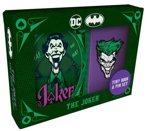 [9798886637106] DC Comics: The Joker Tiny Book and Pin Set