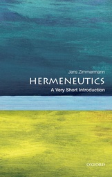 [9780199685356] Hermeneutics: A Very Short Introduction