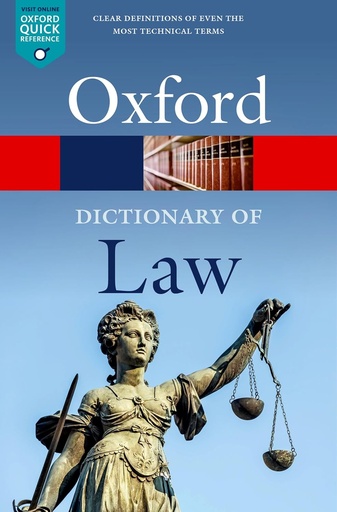 [9780192897497] A Dictionary of Law