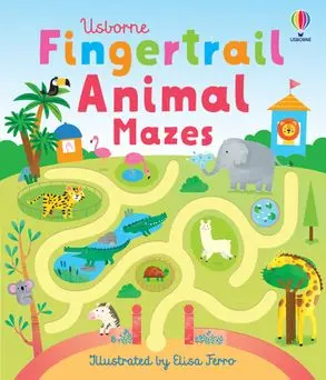 [9781805077213] Fingertrail Animal Mazes