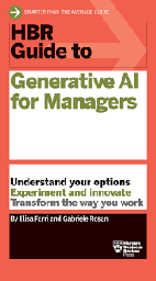 [9798892790475] HBR Guide to Generative AI for Managers