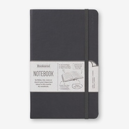 [5035393432034] Bookaroo Notebook (A5) Journal - Black