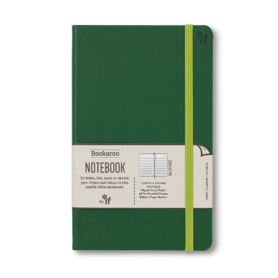 [5035393432157] Bookaroo Notebook (A5) Journal - Forest Green