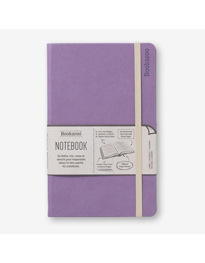 [5035393432317] Bookaroo Notebook (A5) Journal - Aubergine