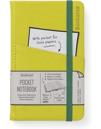 [5035393430504] Bookaroo POCKET Notebook (A6) JOURNAL - CHARTREUSE