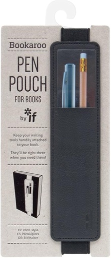 [5035393407018] Bookaroo Pen Pouch - Black