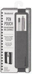 [5035393407339] Bookaroo Pen Pouch - Charcoal