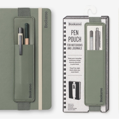 [5035393407353] Bookaroo Pen Pouch - Fern