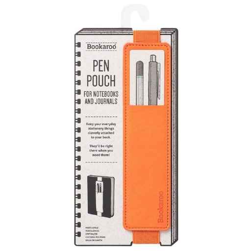 [5035393407513] Bookaroo Pen Pouch - Orange