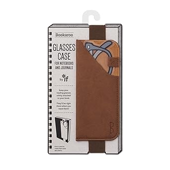 [5035393412029] Bookaroo Glasses Case - Brown