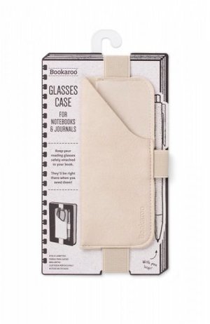 [5035393412340] Bookaroo Glasses Case - Cream
