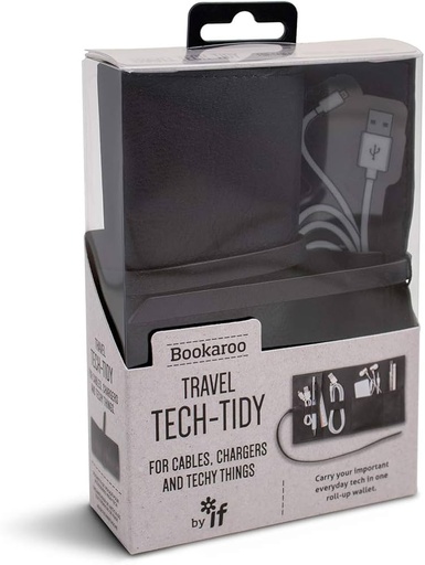 [5035393410018] Bookaroo Tech-Tidy - Black