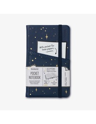 [5035393484033] Bookaroo POCKET Notebook (A6) JOURNAL - Moon & Stars