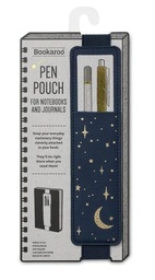 [5035393484057] Bookaroo Pen Pouch - Moon & Stars
