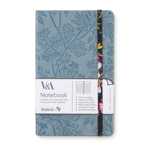 [5035393495022] V&A Bookaroo (A5) JOURNAL - Kilburn Black Floral