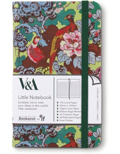 [5035393496036] V&A Bookaroo JOURNAL A6 - Sundour Pheasant