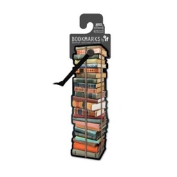 [5035393152055] Academia Bookmarks - Pile of Books
