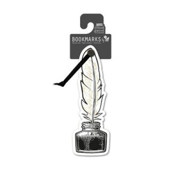 [5035393152062] Academia Bookmarks - Quill & Ink