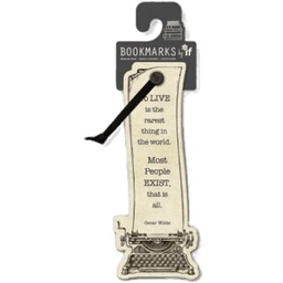 [5035393152109] Academia Bookmarks - Typewriter