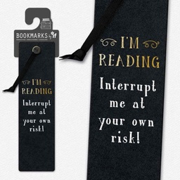 [5035393155032] Literary Bookmarks - Interrupt Me