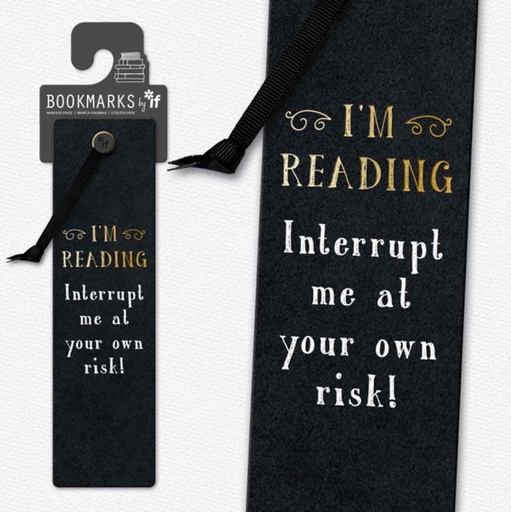 [5035393155032] Literary Bookmarks - Interrupt Me