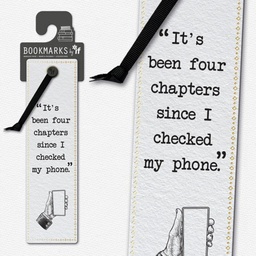 [5035393155056] Literary Bookmarks - Checked my Phone