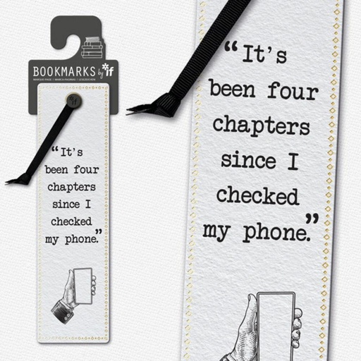 [5035393155056] Literary Bookmarks - Checked my Phone