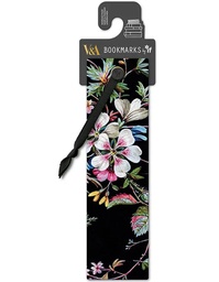 [5035393157029] V&A Bookmark - Black Floral