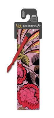 [5035393157111] V&A Bookmark - Pink Berry Textile