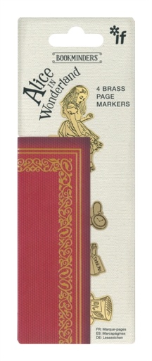 [5035393403010] Bookminders Page Markers - Alice in Wonderland