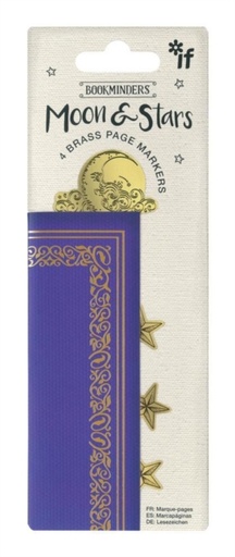 [5035393403034] Bookminders Page Markers - Moon & Stars