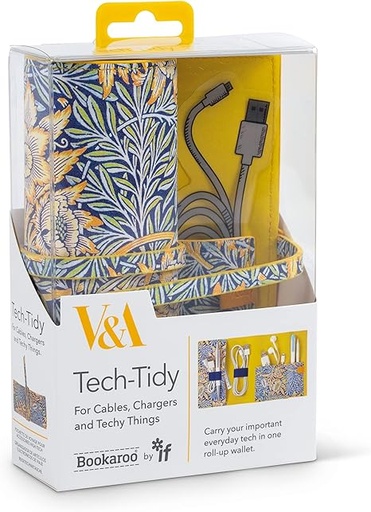 [5035393492014] V&A Bookaroo Tech-Tidy - Morris Tulip & Willow